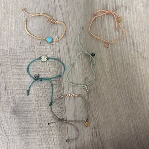 5 pc Pura Vida bracelets